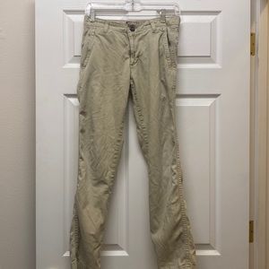 ARIZONA JEAN CO. KHAKI SLIM CHINO PANTS SZ 0